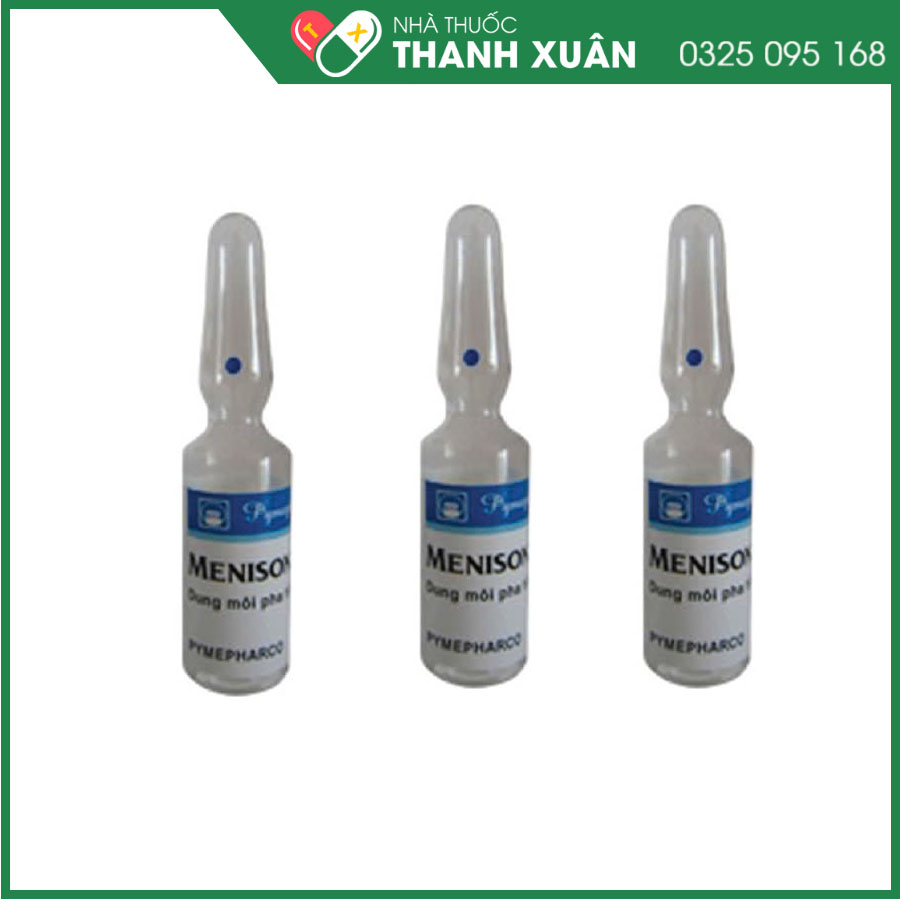 Thuốc Menison inj điều trị viêm khớp, viêm động mạch, chống dị ứng và ức chế miễn dịch